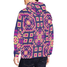Load image into Gallery viewer, Kaleidoscope Bleu All Over Print Hoodie for Men (USA Size) (Model H13) All Over Print Hoodie for Men (H13) e-joyer 

