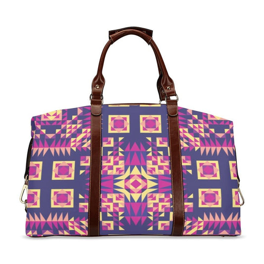 Kaleidoscope Bleu Classic Travel Bag (Model 1643) Remake Classic Travel Bags (1643) e-joyer 