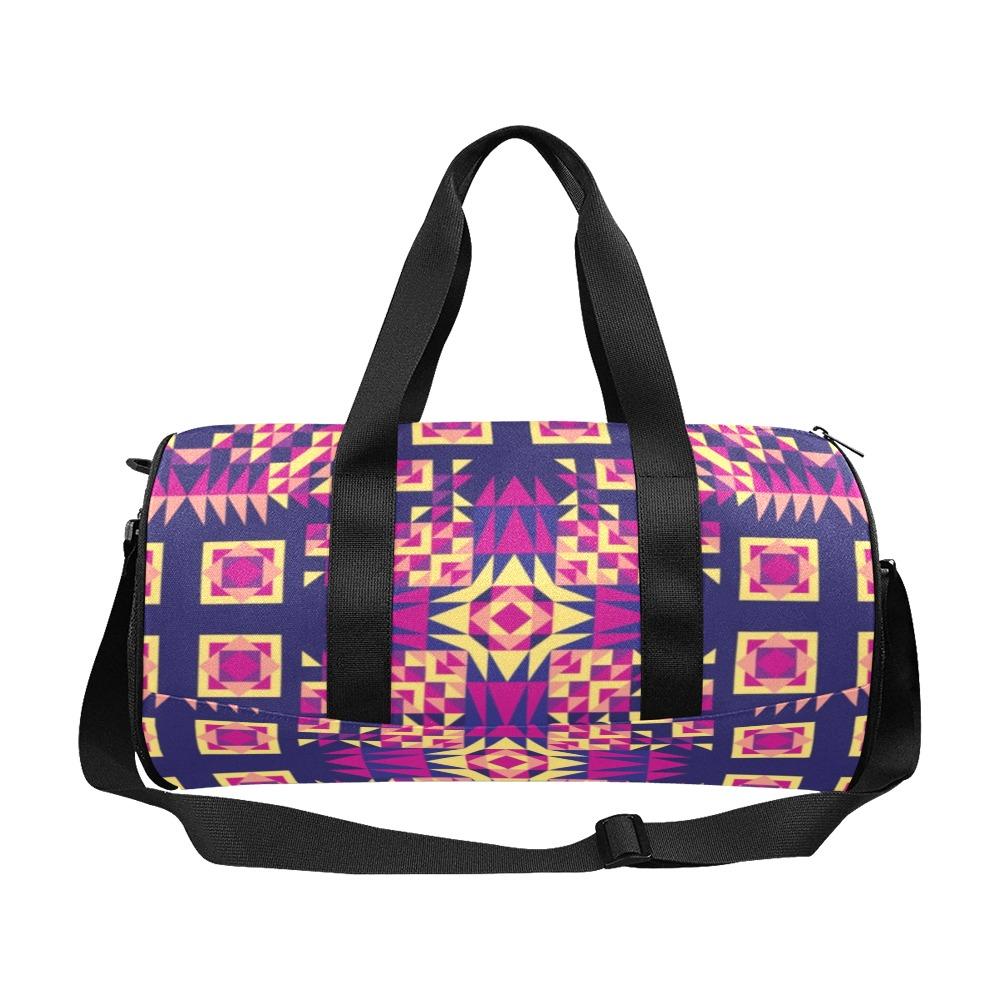 Kaleidoscope Bleu Duffle Bag (Model 1679) Duffle Bag (1679) e-joyer 