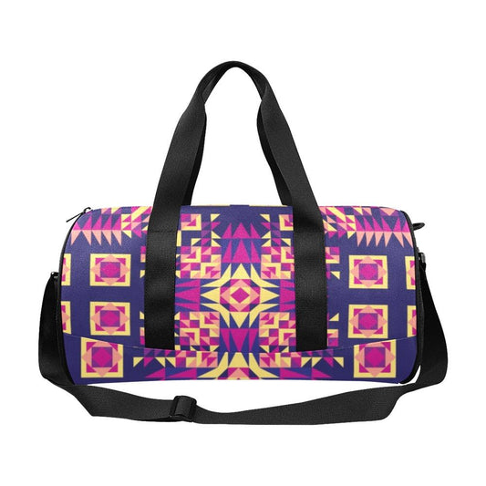 Kaleidoscope Bleu Duffle Bag (Model 1679) Duffle Bag (1679) e-joyer 