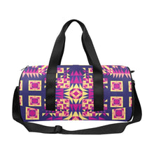 Load image into Gallery viewer, Kaleidoscope Bleu Duffle Bag (Model 1679) Duffle Bag (1679) e-joyer 
