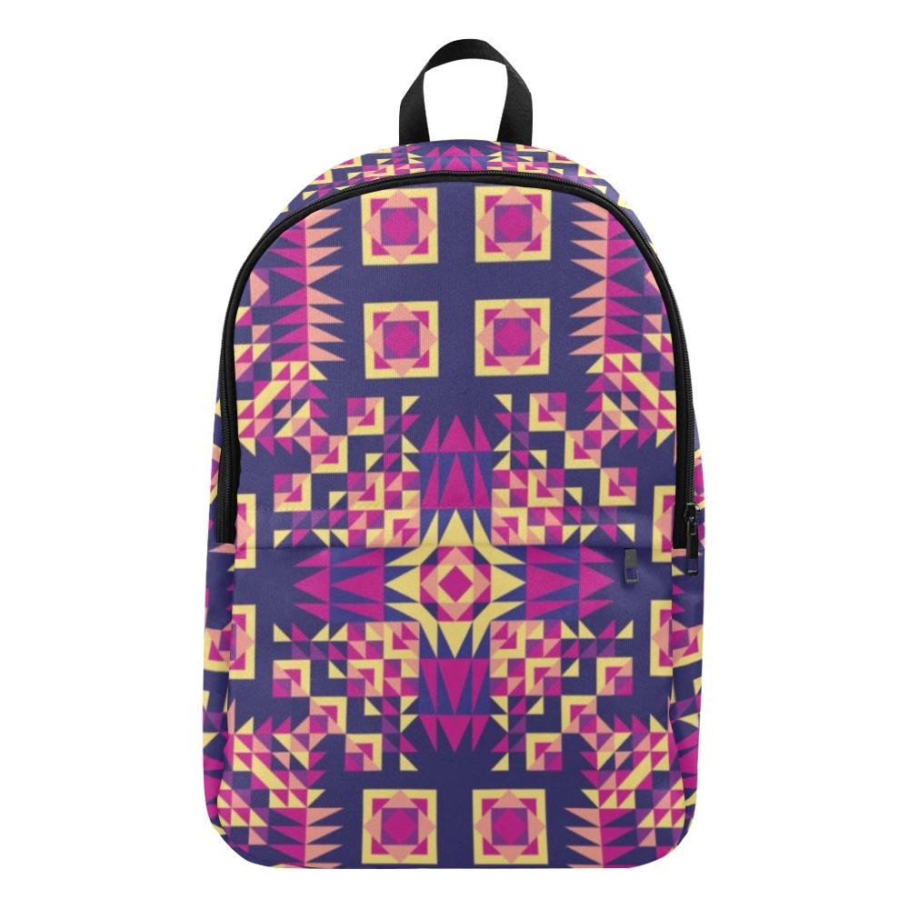 Kaleidoscope Bleu Fabric Backpack for Adult (Model 1659) Casual Backpack for Adult (1659) e-joyer 