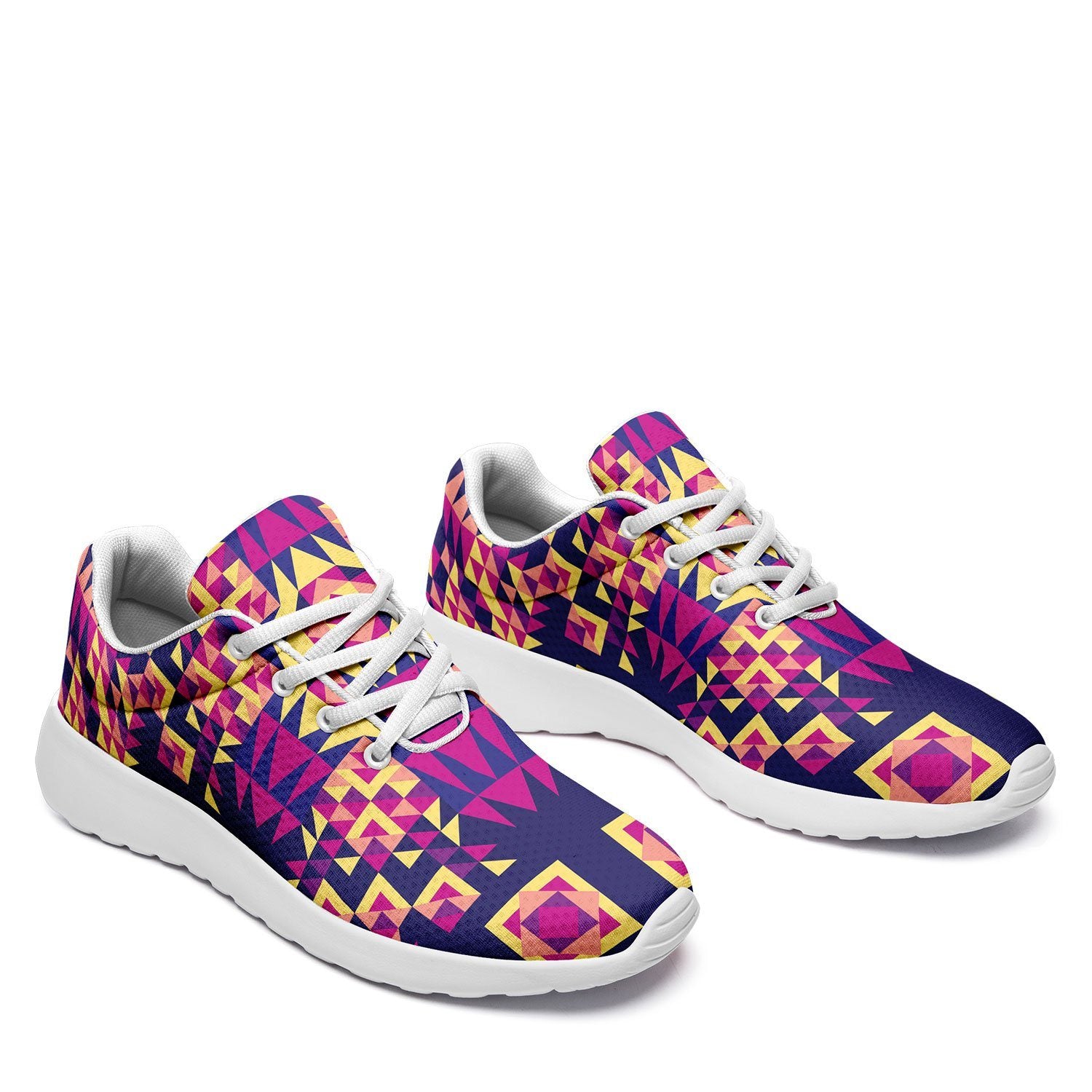 Kaleidoscope Bleu Ikkaayi Sport Sneakers ikkaayi Herman 