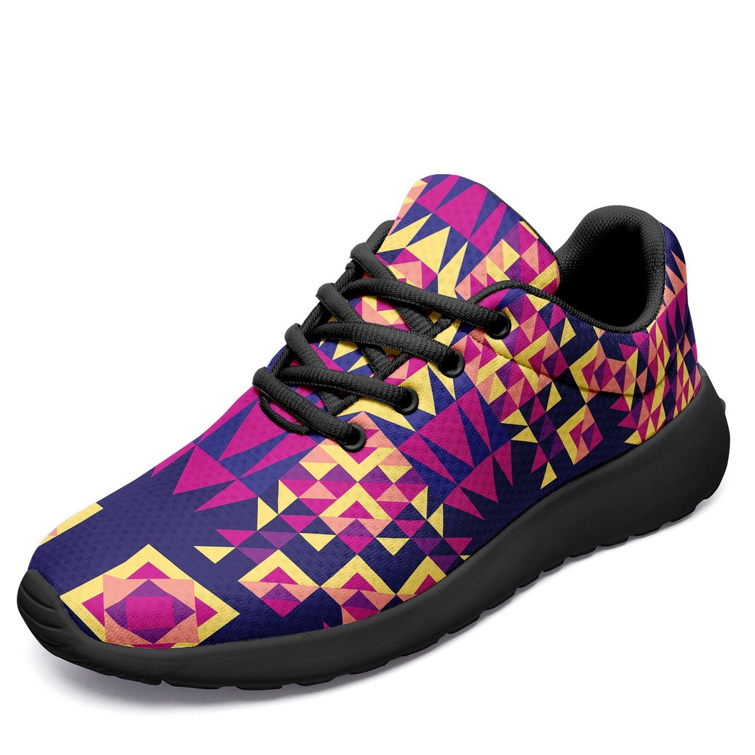 Kaleidoscope Bleu Ikkaayi Sport Sneakers ikkaayi Herman US Women 4.5 / US Youth 3.5 / EUR 35 Black Sole 