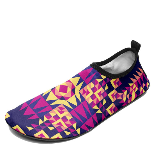 Kaleidoscope Bleu Kid's Slip On Shoes Herman 