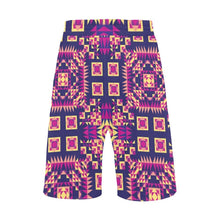 Load image into Gallery viewer, Kaleidoscope Bleu Men&#39;s All Over Print Casual Shorts (Model L23) Men&#39;s Casual Shorts (L23) e-joyer 
