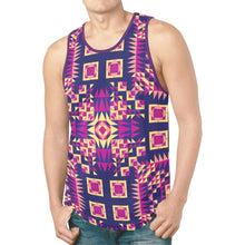 Load image into Gallery viewer, Kaleidoscope Bleu New All Over Print Tank Top for Men (Model T46) New All Over Print Tank Top for Men (T46) e-joyer 
