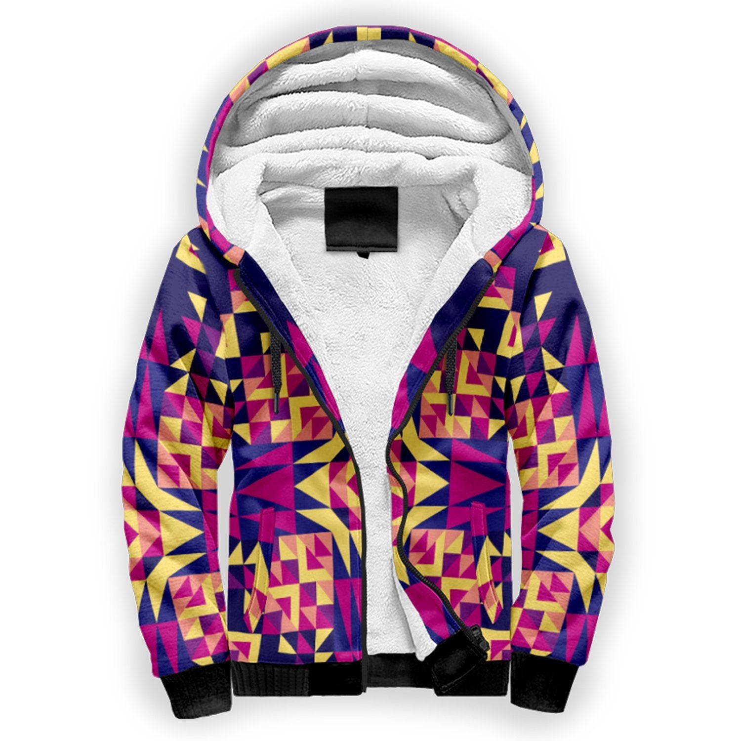 Kaleidoscope Bleu Sherpa Hoodie hoodie Herman 