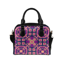 Load image into Gallery viewer, Kaleidoscope Bleu Shoulder Handbag (Model 1634) Shoulder Handbags (1634) e-joyer 
