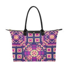 Load image into Gallery viewer, Kaleidoscope Bleu Single-Shoulder Lady Handbag (Model 1714) bag e-joyer 
