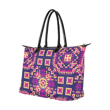 Load image into Gallery viewer, Kaleidoscope Bleu Single-Shoulder Lady Handbag (Model 1714) bag e-joyer 
