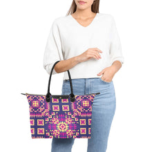 Load image into Gallery viewer, Kaleidoscope Bleu Single-Shoulder Lady Handbag (Model 1714) bag e-joyer 
