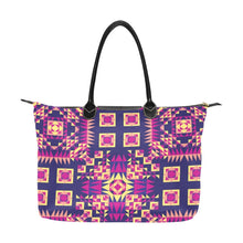 Load image into Gallery viewer, Kaleidoscope Bleu Single-Shoulder Lady Handbag (Model 1714) bag e-joyer 
