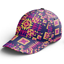 Load image into Gallery viewer, Kaleidoscope Bleu Snapback Hat hat Herman 
