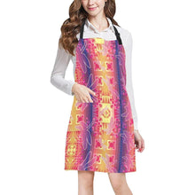 Load image into Gallery viewer, Kaleidoscope Dragonfly All Over Print Apron All Over Print Apron e-joyer 
