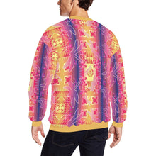 Load image into Gallery viewer, Kaleidoscope Dragonfly All Over Print Crewneck Sweatshirt for Men (Model H18) shirt e-joyer 
