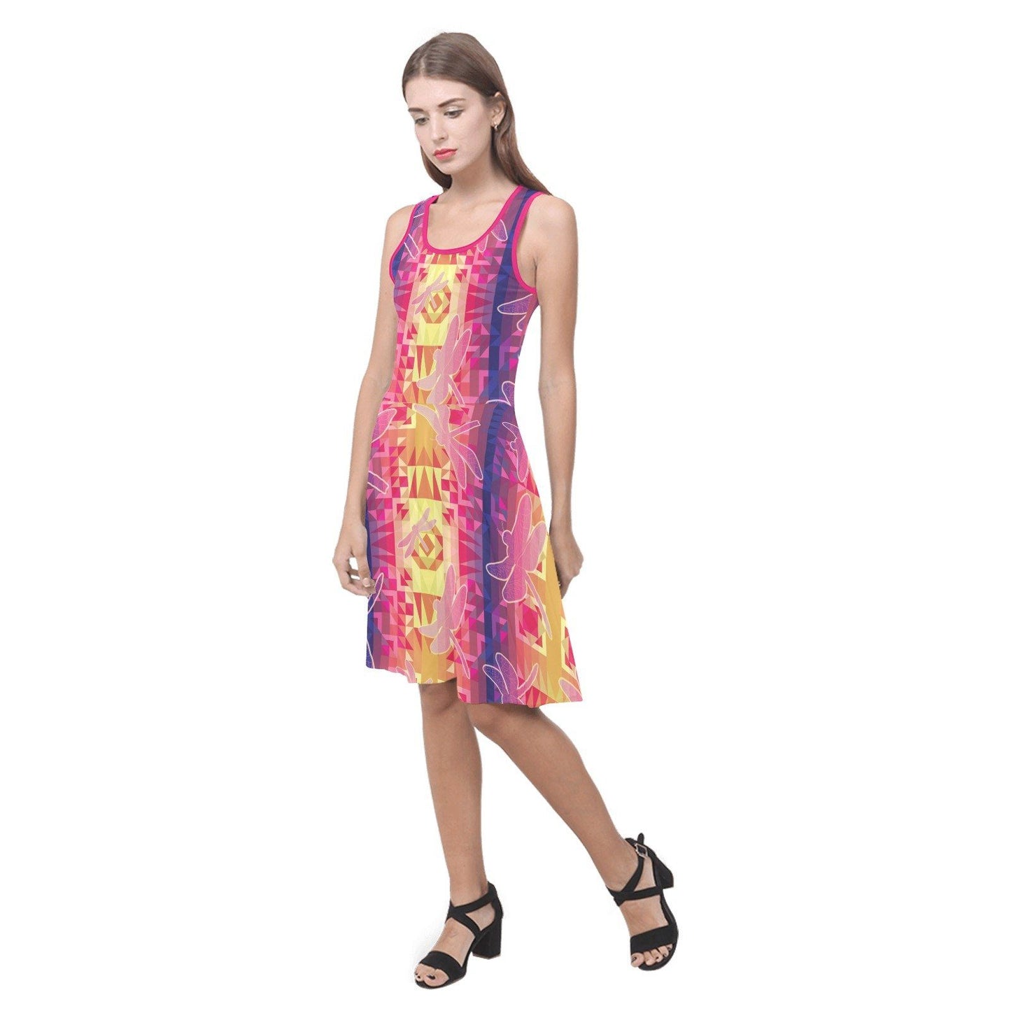 Kaleidoscope Dragonfly Atalanta Sundress (Model D04) Atalanta Sundress (D04) e-joyer 