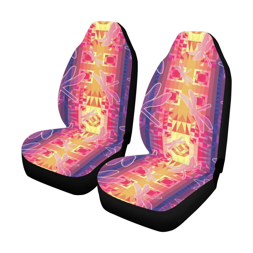 Kaleidoscope Dragonfly Car Seat Covers (Set of 2) Car Seat Covers e-joyer 