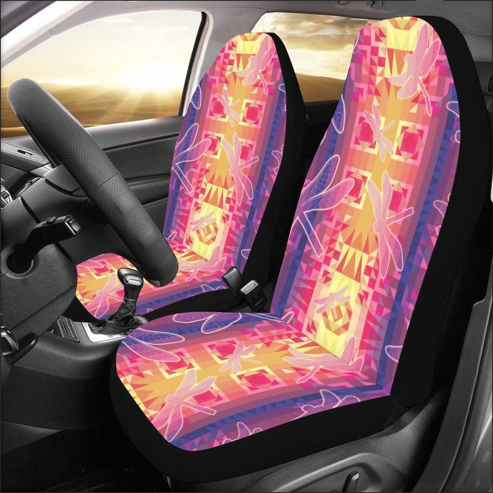 Kaleidoscope Dragonfly Car Seat Covers (Set of 2) Car Seat Covers e-joyer 