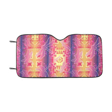 Load image into Gallery viewer, Kaleidoscope Dragonfly Car Sun Shade 55&quot;x30&quot; Car Sun Shade e-joyer 
