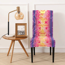 Load image into Gallery viewer, Kaleidoscope Dragonfly Chair Cover (Pack of 4) Chair Cover (Pack of 4) e-joyer 
