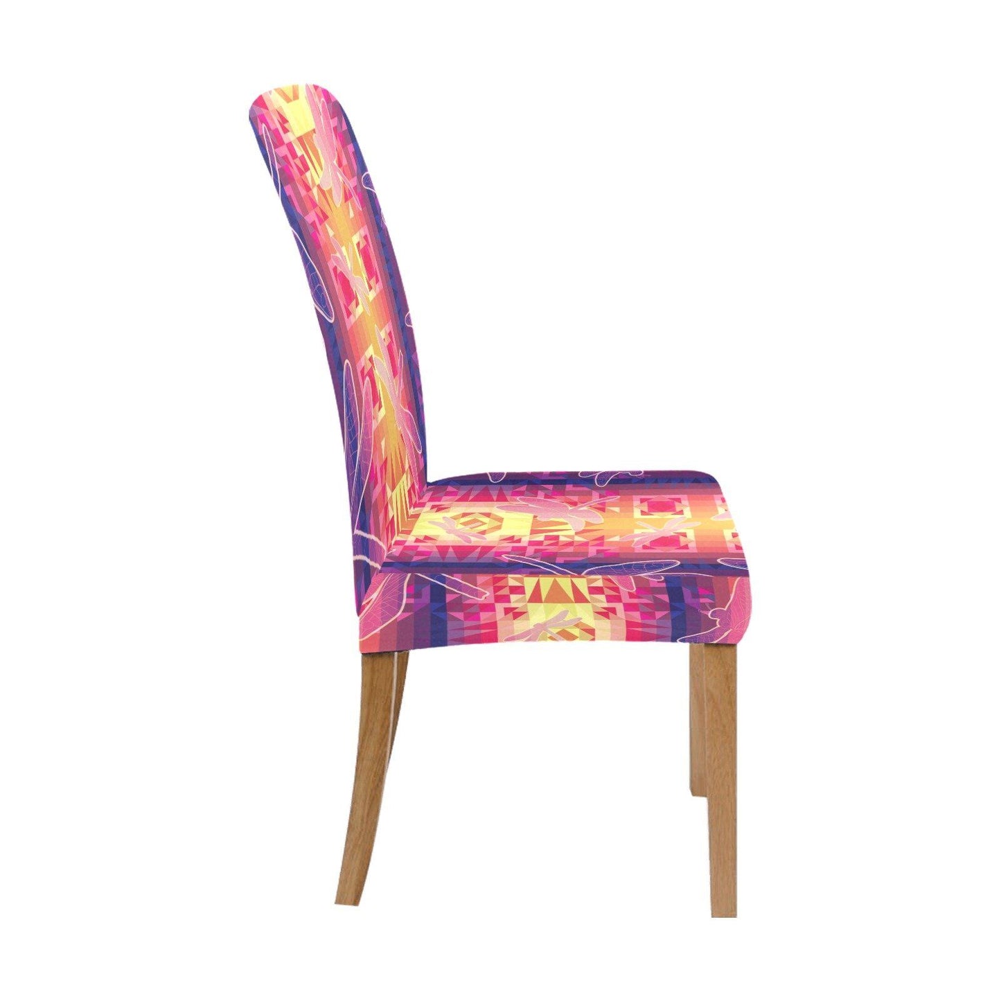 Kaleidoscope Dragonfly Chair Cover (Pack of 6) Chair Cover (Pack of 6) e-joyer 