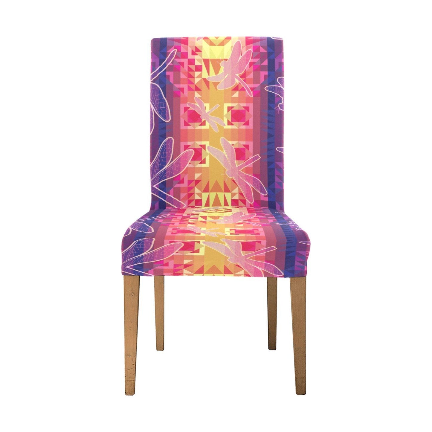 Kaleidoscope Dragonfly Chair Cover (Pack of 6) Chair Cover (Pack of 6) e-joyer 