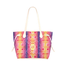 Load image into Gallery viewer, Kaleidoscope Dragonfly Clover Canvas Tote Bag (Model 1661) Clover Canvas Tote Bag (1661) e-joyer 
