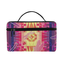 Load image into Gallery viewer, Kaleidoscope Dragonfly Cosmetic Bag/Large (Model 1658) bag e-joyer 
