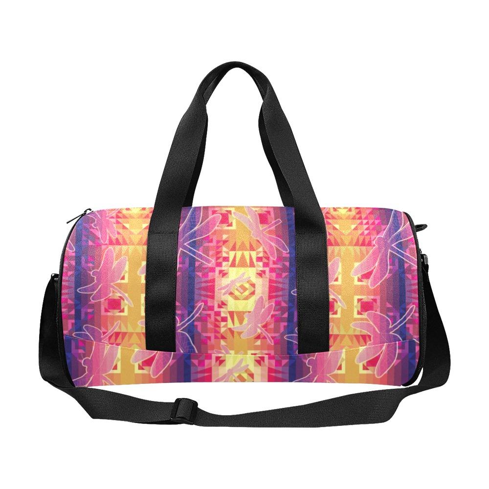 Kaleidoscope Dragonfly Duffle Bag (Model 1679) Duffle Bag (1679) e-joyer 