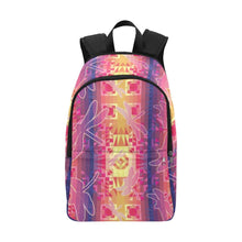 Load image into Gallery viewer, Kaleidoscope Dragonfly Fabric Backpack for Adult (Model 1659) Casual Backpack for Adult (1659) e-joyer 
