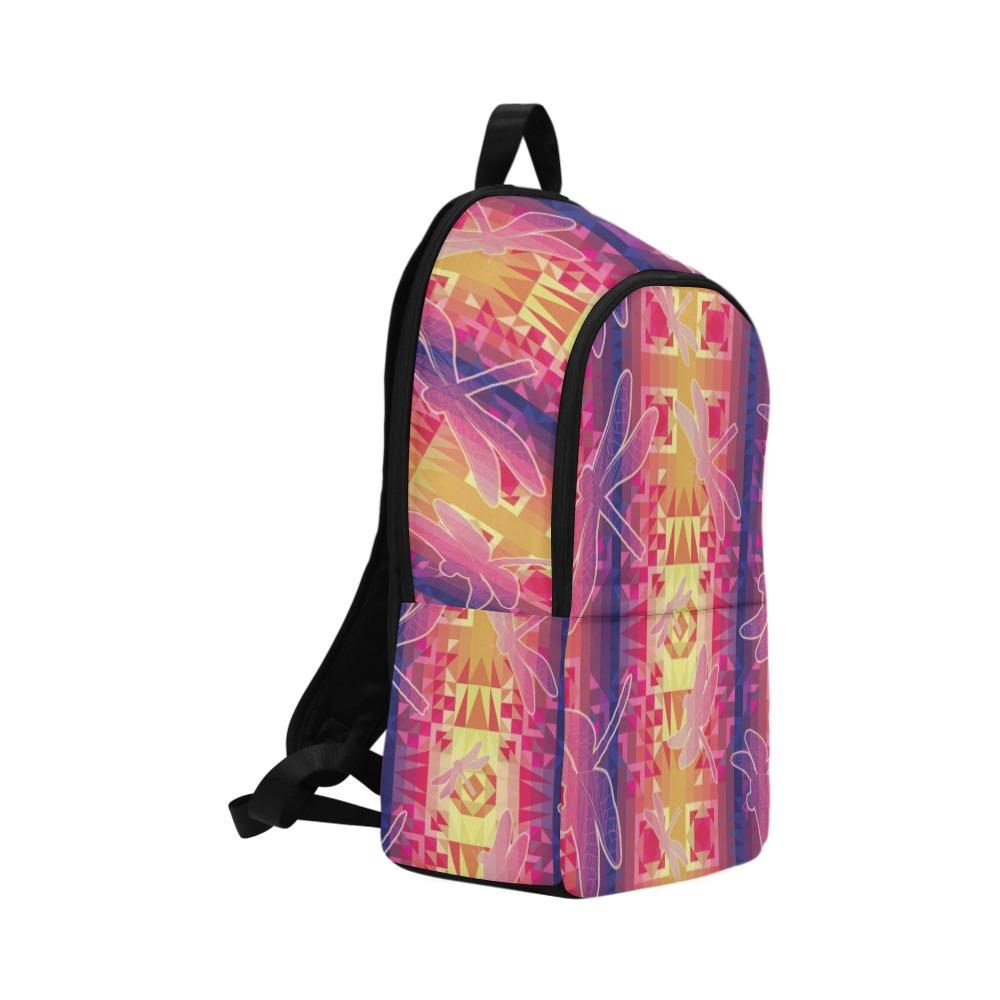 Kaleidoscope Dragonfly Fabric Backpack for Adult (Model 1659) Casual Backpack for Adult (1659) e-joyer 