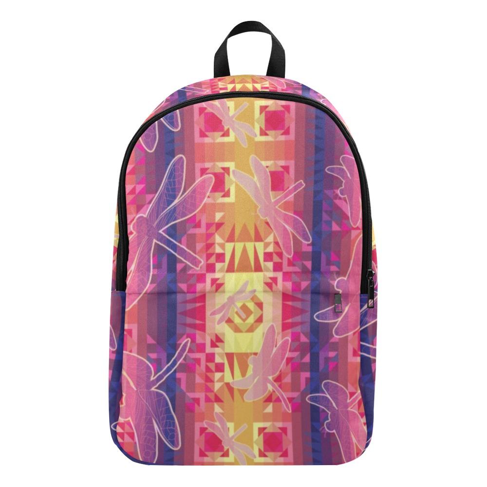 Kaleidoscope Dragonfly Fabric Backpack for Adult (Model 1659) Casual Backpack for Adult (1659) e-joyer 