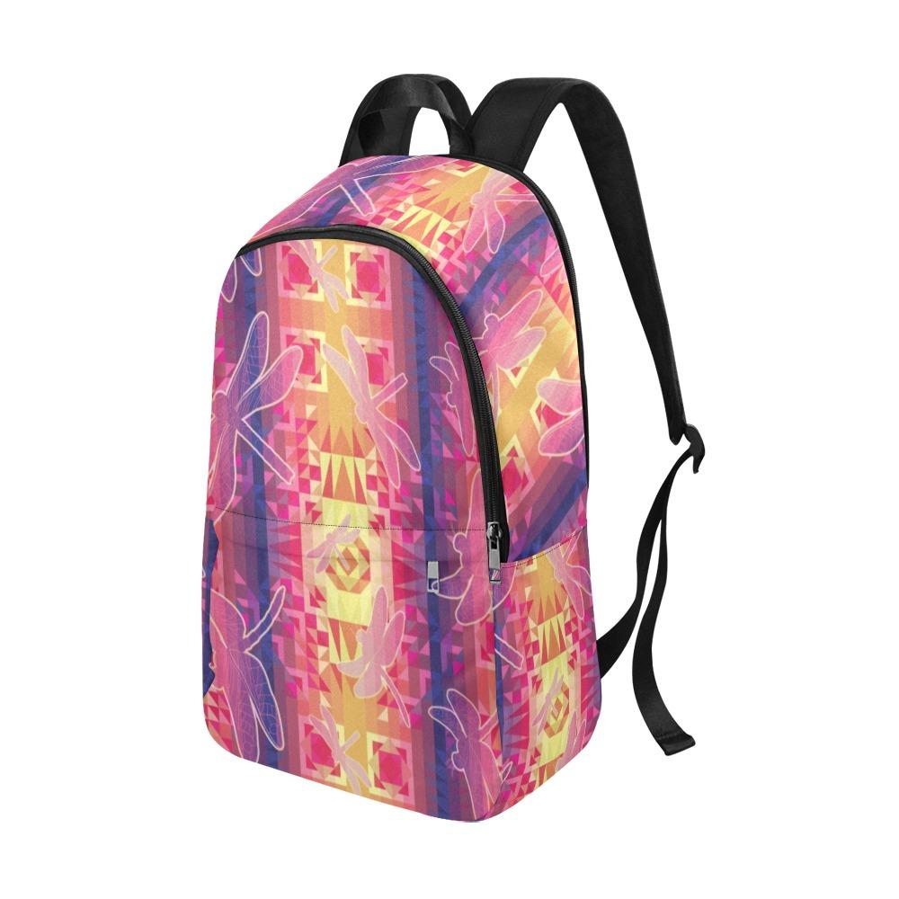 Kaleidoscope Dragonfly Fabric Backpack for Adult (Model 1659) Casual Backpack for Adult (1659) e-joyer 