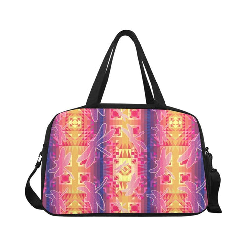 Kaleidoscope Dragonfly Fitness Handbag (Model 1671) Fitness Handbag (1671) e-joyer 