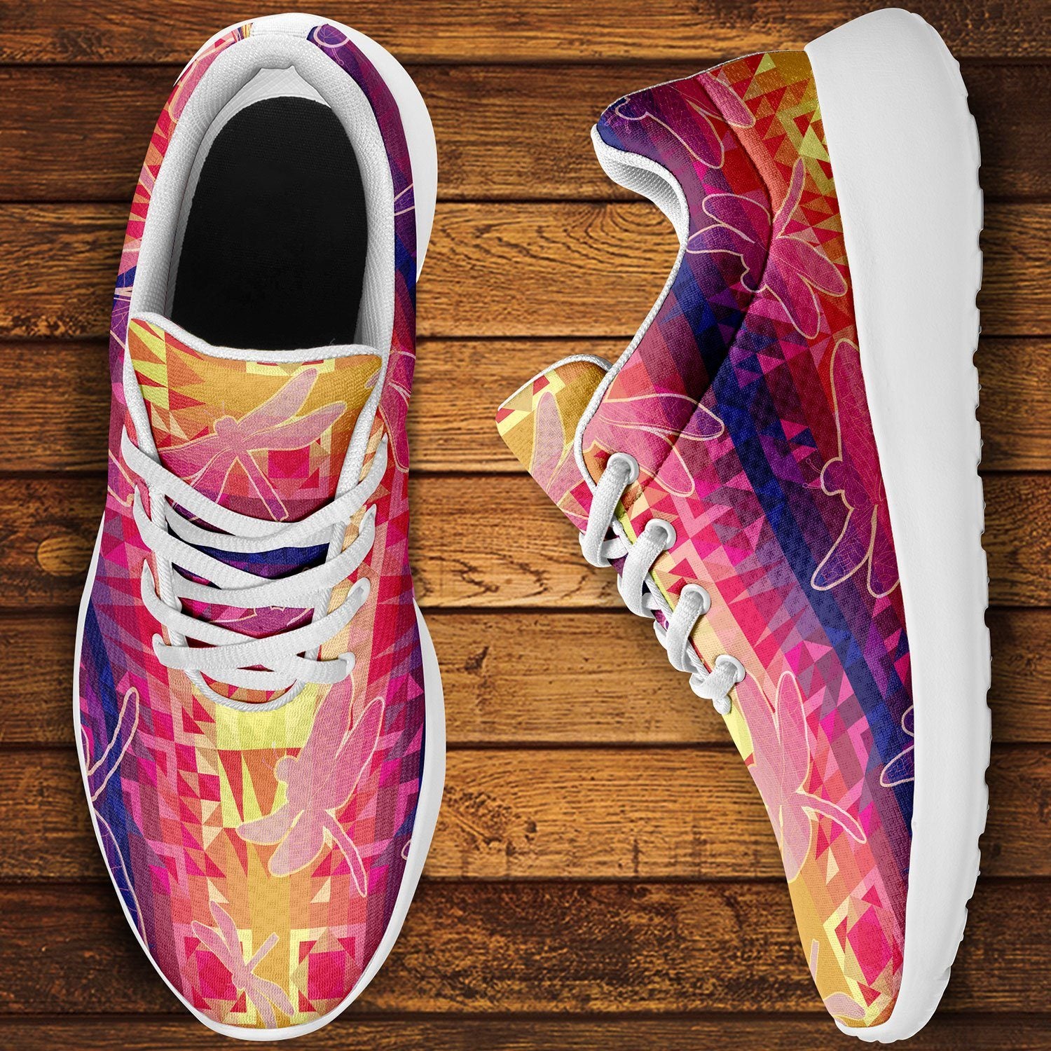 Kaleidoscope Dragonfly Ikkaayi Sport Sneakers ikkaayi Herman 