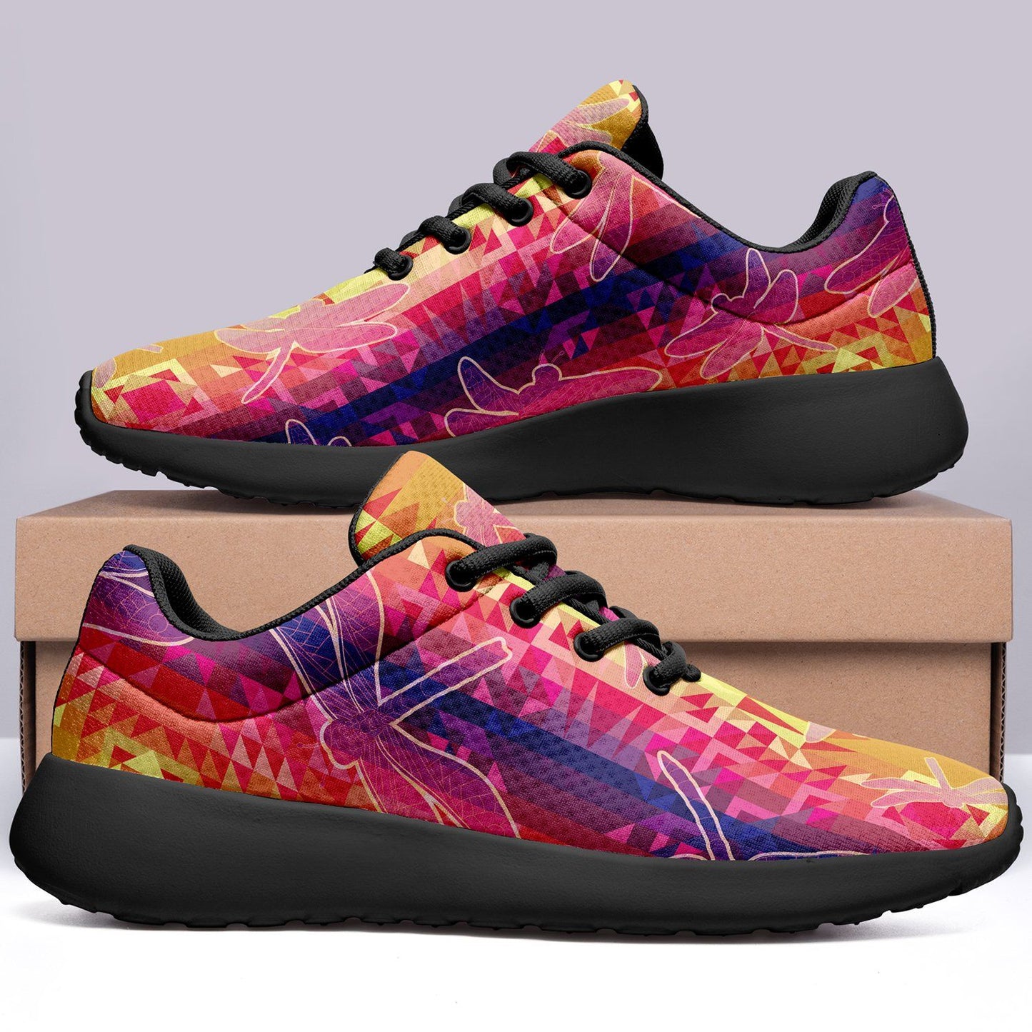 Kaleidoscope Dragonfly Ikkaayi Sport Sneakers ikkaayi Herman 