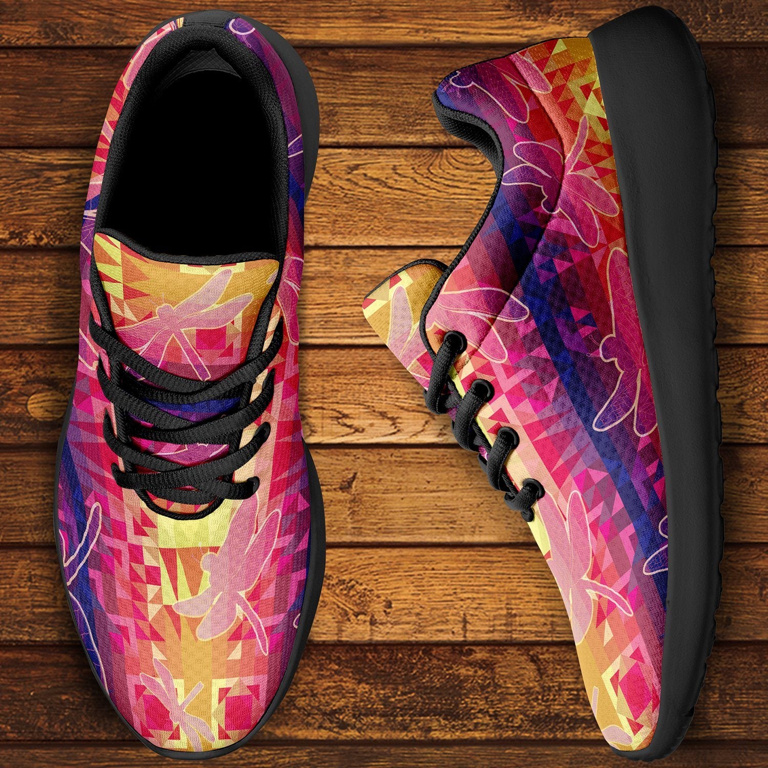 Kaleidoscope Dragonfly Ikkaayi Sport Sneakers ikkaayi Herman 