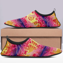 Load image into Gallery viewer, Kaleidoscope Dragonfly Kid&#39;s Slip On Shoes Herman 
