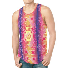 Load image into Gallery viewer, Kaleidoscope Dragonfly New All Over Print Tank Top for Men (Model T46) New All Over Print Tank Top for Men (T46) e-joyer 
