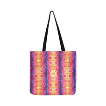 Load image into Gallery viewer, Kaleidoscope Dragonfly Reusable Shopping Bag Model 1660 (Two sides) Shopping Tote Bag (1660) e-joyer 
