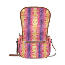 Load image into Gallery viewer, Kaleidoscope Dragonfly Saddle Bag/Large (Model 1649) bag e-joyer 
