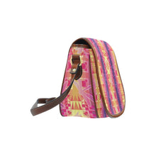 Load image into Gallery viewer, Kaleidoscope Dragonfly Saddle Bag/Large (Model 1649) bag e-joyer 
