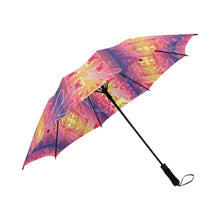 Load image into Gallery viewer, Kaleidoscope Dragonfly Semi-Automatic Foldable Umbrella (Model U05) Semi-Automatic Foldable Umbrella e-joyer 
