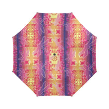 Load image into Gallery viewer, Kaleidoscope Dragonfly Semi-Automatic Foldable Umbrella (Model U05) Semi-Automatic Foldable Umbrella e-joyer 
