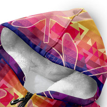 Load image into Gallery viewer, Kaleidoscope Dragonfly Sherpa Hoodie hoodie Herman 
