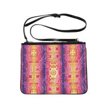 Load image into Gallery viewer, Kaleidoscope Dragonfly Slim Clutch Bag (Model 1668) Slim Clutch Bags (1668) e-joyer 
