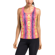 Load image into Gallery viewer, Kaleidoscope Dragonfly Women&#39;s Racerback Tank Top (Model T60) Racerback Tank Top (T60) e-joyer 
