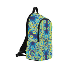 Load image into Gallery viewer, Kaleidoscope Jaune Bleu Fabric Backpack for Adult (Model 1659) Casual Backpack for Adult (1659) e-joyer 
