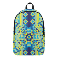 Load image into Gallery viewer, Kaleidoscope Jaune Bleu Fabric Backpack for Adult (Model 1659) Casual Backpack for Adult (1659) e-joyer 
